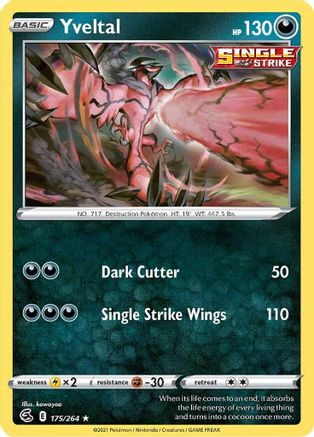 Yveltal (175/264) - SFS  - Rare