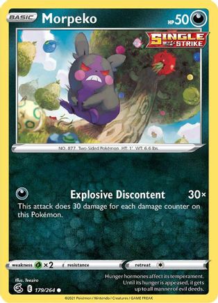 Morpeko (179) (179/264) - SFS  - Common - Reverse Holofoil