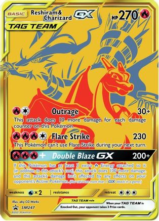 Reshiram & Charizard GX (SM247) - SP  - Promo - Holofoil