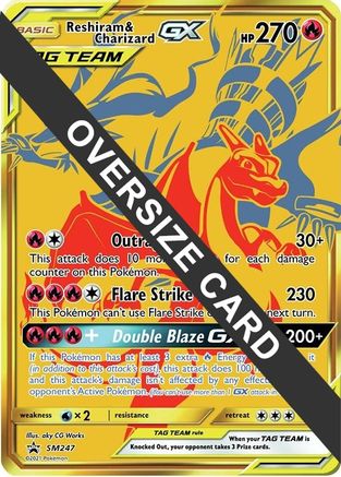 Reshiram & Charizard GX (SM247) - JC  - Promo - Holofoil
