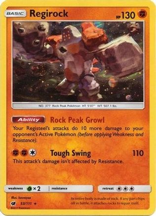 Regirock (053/111) - SP  - Promo - Holofoil