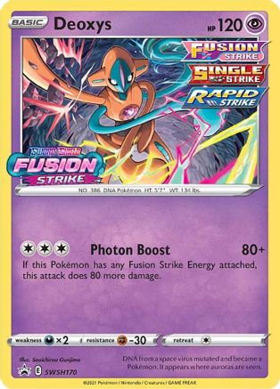 Deoxys (SWSH170) - SSSPC  - Promo - Holofoil
