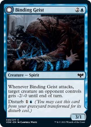 Binding Geist // Spectral Binding (VOW-048) - common: (Double Faced Transform) - Foil
