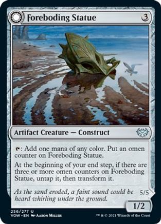 Foreboding Statue // Forsaken Thresher (VOW-256) - uncommon: (Double Faced Transform)