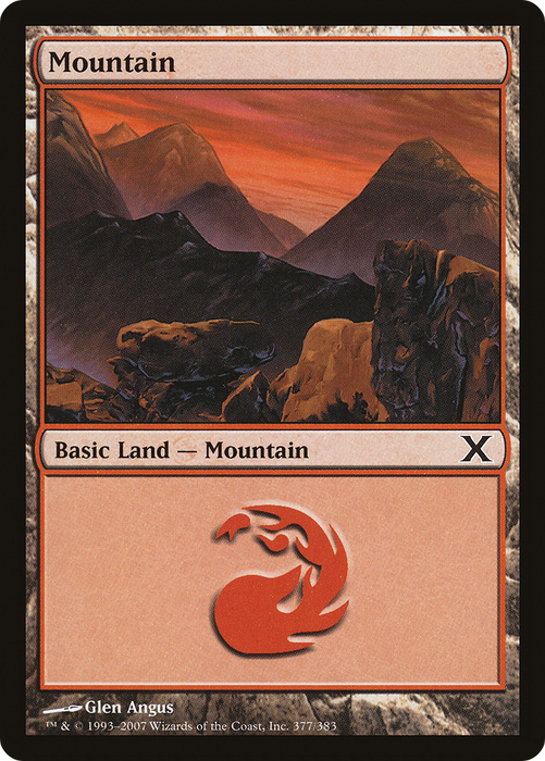 Mountain (10E-377) - common - Foil