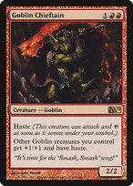 Goblin Chieftain (M12-138) - rare - Foil