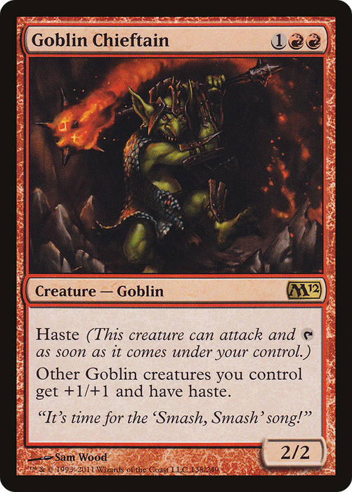 Goblin Chieftain (M12-138) - rare