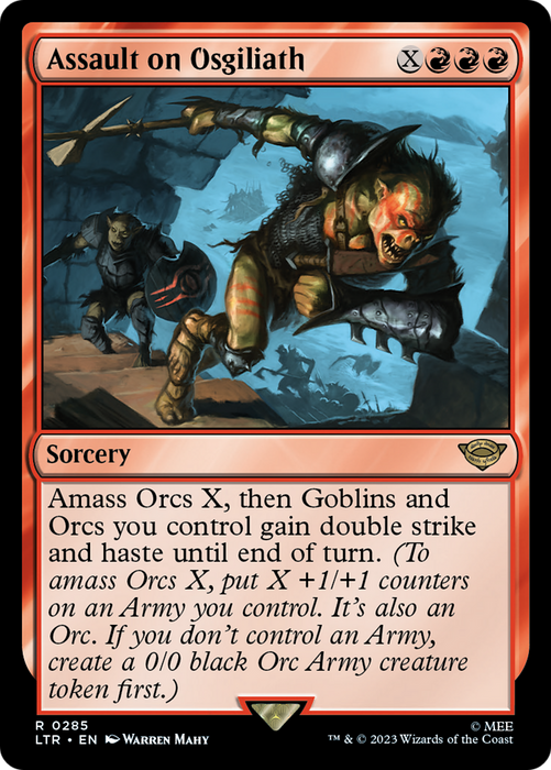 Assault on Osgiliath (LTR-285) - rare - Foil