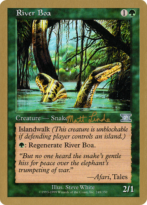 River Boa (WCD-ML249) - uncommon