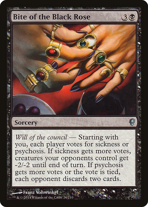 Bite of the Black Rose (CNS-026) - uncommon - Foil