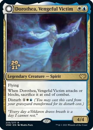 Dorothea, Vengeful Victim // Dorothea's Retribution (PRE-235S) - rare: (Double Faced Transform) - Foil