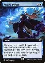 Arcane Denial (CMR-630) - common: (Extended Art) - Foil