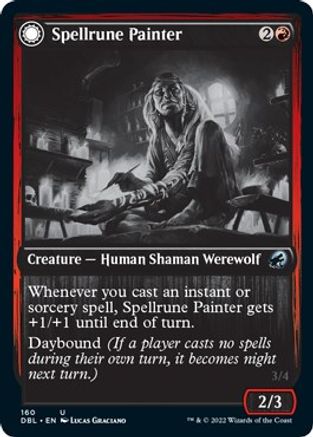 Spellrune Painter // Spellrune Howler (DBL-160) - uncommon: (Double Faced Transform)