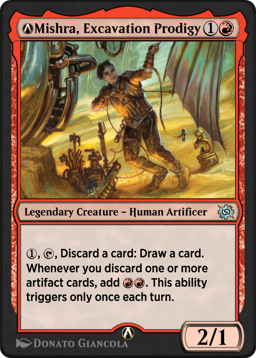 A-Mishra, Excavation Prodigy (BRO-A-140) - uncommon