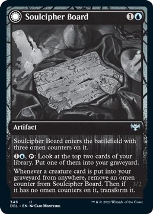 Soulcipher Board // Cipherbound Spirit (DBL-346) - uncommon: (Double Faced Transform) - Foil