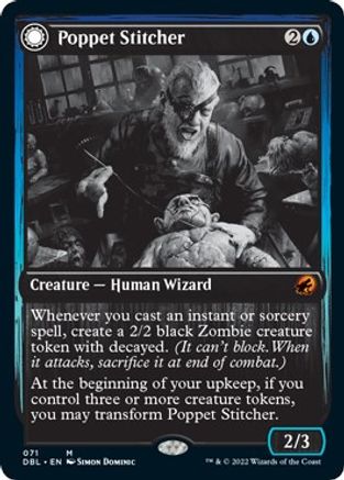 Poppet Stitcher // Poppet Factory (DBL-071) - mythic: (Double Faced Transform)