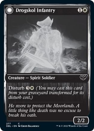 Drogskol Infantry // Drogskol Armaments (DBL-277) - common: (Double Faced Transform) - Foil