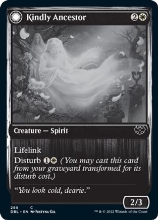 Kindly Ancestor // Ancestor's Embrace (DBL-289) - common: (Double Faced Transform)