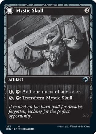 Mystic Skull // Mystic Monstrosity (DBL-256) - uncommon: (Double Faced Transform)