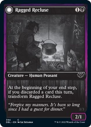 Ragged Recluse // Odious Witch (DBL-394) - common: (Double Faced Transform)