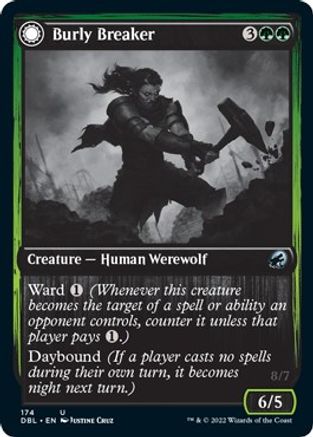 Burly Breaker // Dire-Strain Demolisher (DBL-174) - uncommon: (Double Faced Transform) - Foil