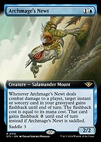Archmage's Newt (OTJ-316) - rare: (Extended Art) - Foil