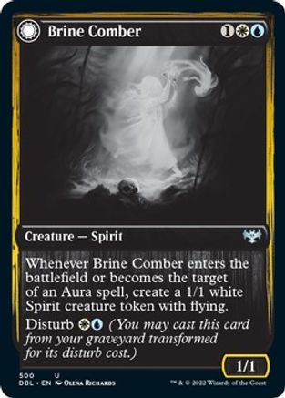 Brine Comber // Brinebound Gift (DBL-500) - uncommon: (Double Faced Transform)