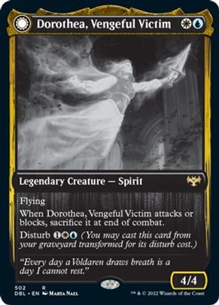 Dorothea, Vengeful Victim // Dorothea's Retribution (DBL-502) - rare: (Double Faced Transform) - Foil