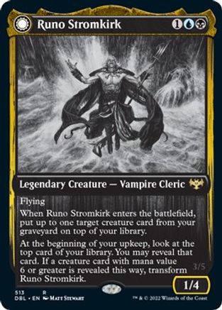 Runo Stromkirk // Krothuss, Lord of the Deep (DBL-513) - rare: (Double Faced Transform)