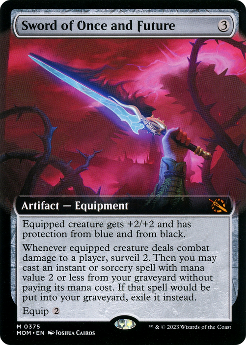 Sword of Once and Future (MOM-375) - mythic: (Extended Art)