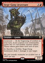 Siege-Gang Lieutenant (M3C-061) - rare: (Extended Art)