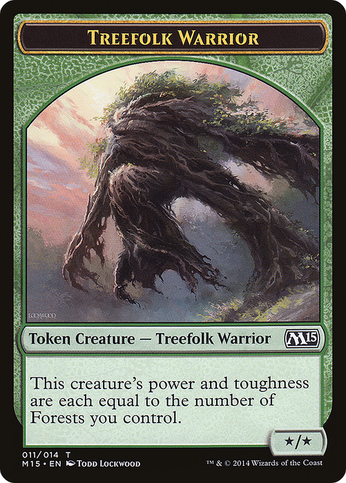 Treefolk Warrior (M15-011) - common