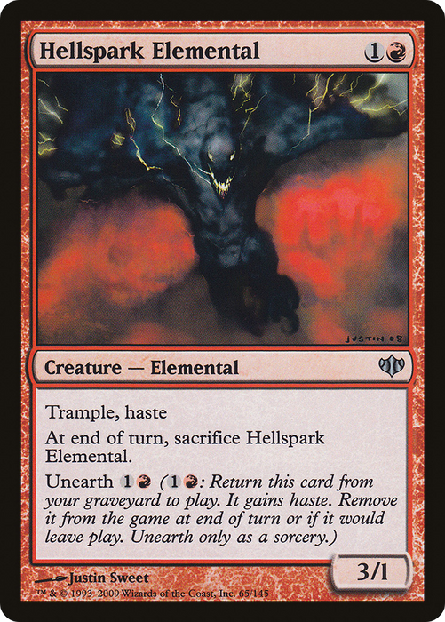 Hellspark Elemental (CON-065) - uncommon - Foil