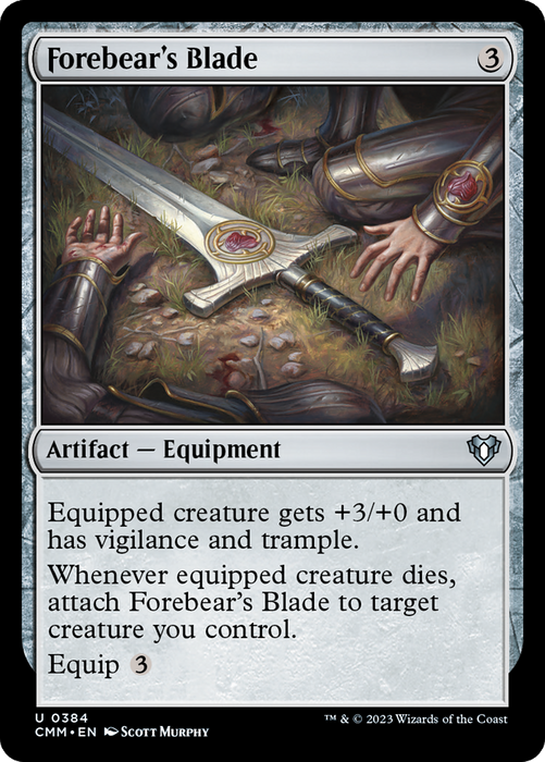 Forebear's Blade (CMM-384) - uncommon - Foil