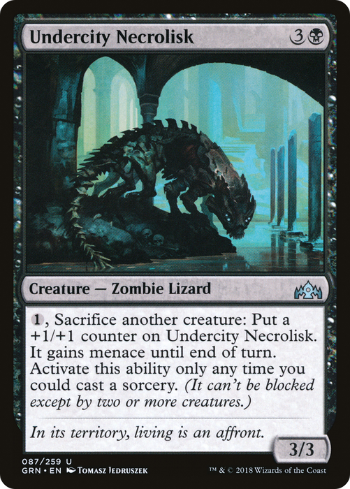 Undercity Necrolisk (GRN-087) - uncommon - Foil
