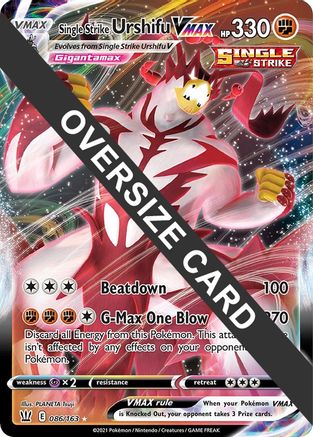 Single Strike Urshifu VMAX (086/163) - JC  - Promo - Holofoil