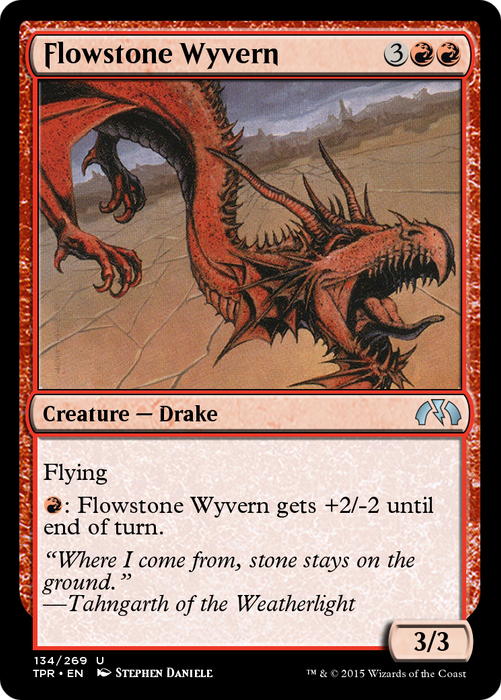 Flowstone Wyvern (TPR-134) - uncommon - Foil