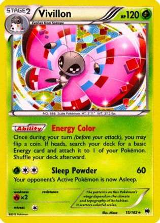 Vivillon (015/162) - MCP  - Promo - Holofoil