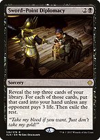 Sword-Point Diplomacy (XLN-126) - rare - Foil