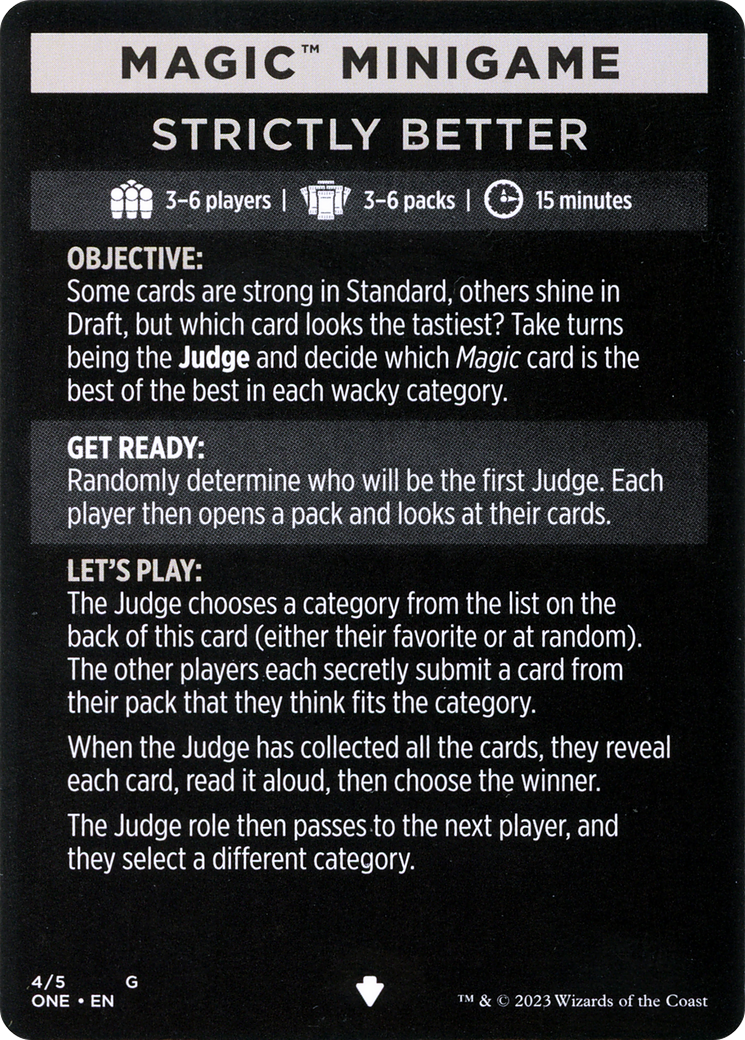 Strictly Better // Strictly Better (cont'd) (MONE-004) - common - Foil