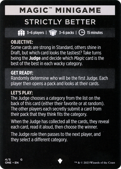 Strictly Better // Strictly Better (cont'd) (MONE-004) - common - Foil