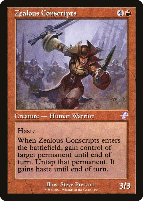 Zealous Conscripts (TSR-354) - special