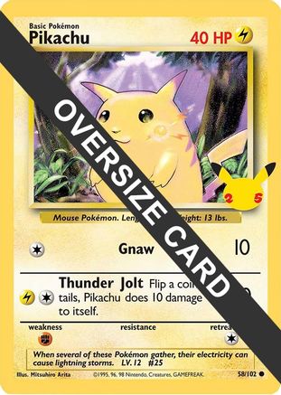 Pikachu (058/102) - JC  - Promo