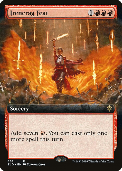 Irencrag Feat (ELD-362) - rare: (Extended Art)