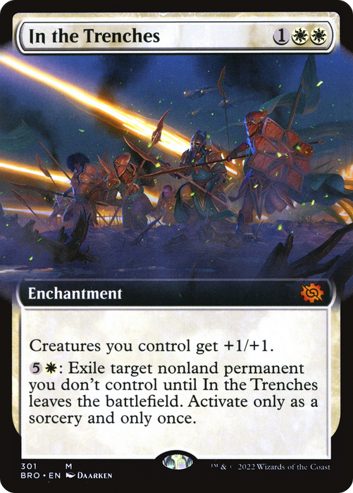 In the Trenches (BRO-301) - mythic: (Extended Art)