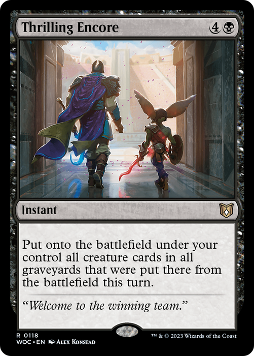 Thrilling Encore (WOC-118) - rare