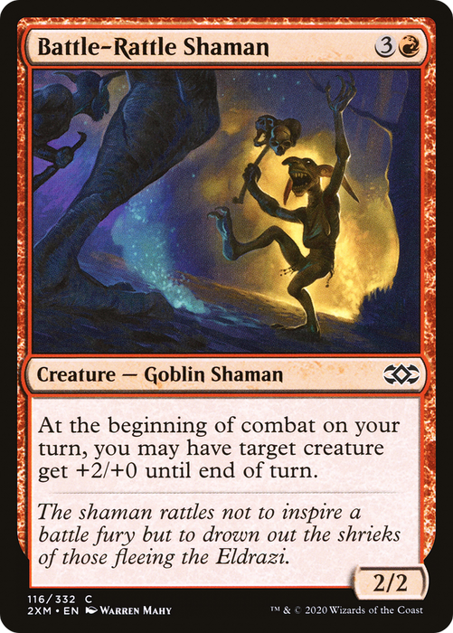 Battle-Rattle Shaman (2XM-116) - common - Foil