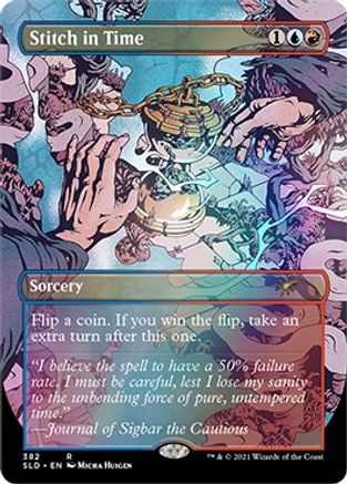 Stitch in Time // Stitch in Time (SLD-382) - rare (Borderless) - Foil