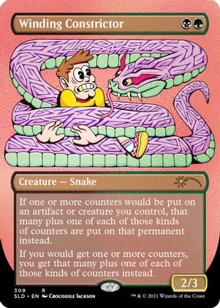 Winding Constrictor (Foil Etched) (SLD-309) - rare - Foil