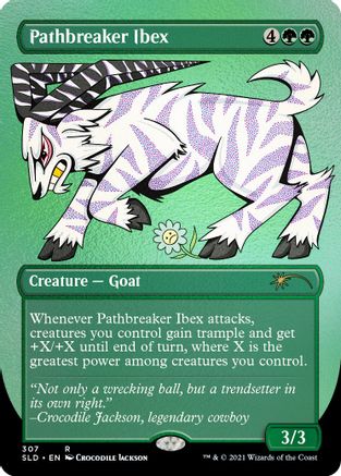 Pathbreaker Ibex (Foil Etched) (SLD-307) - rare - Foil